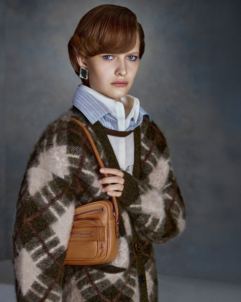 Mohair Intarsia Cardigan