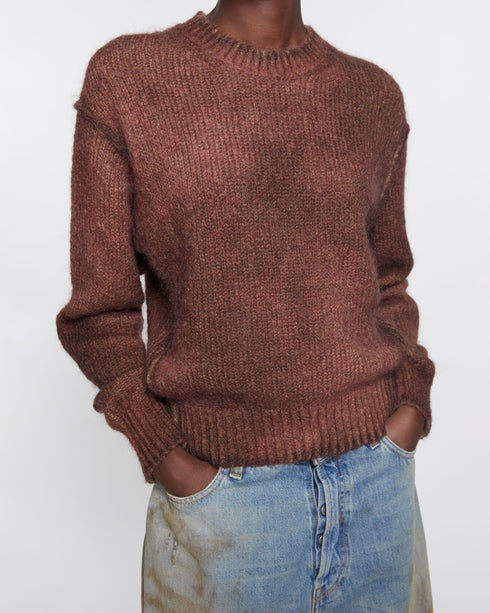 Sprayed Knit Sweater