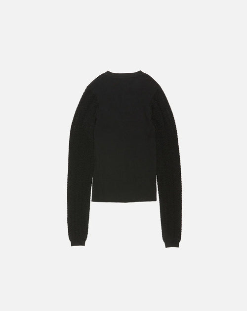 Wool Ribbed Cardigan