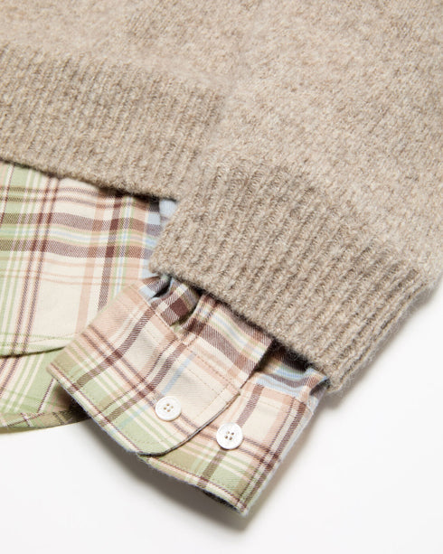 Layered Yak Flannel Hoodie