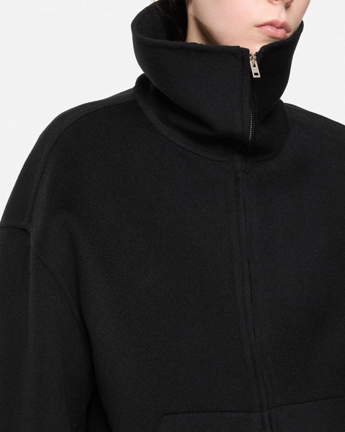 Wool Cashmere Zip Jacket