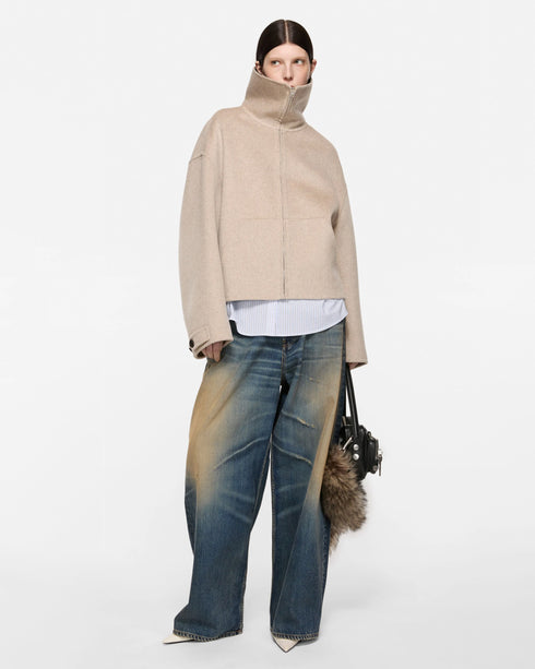 Wool Cash Zip Jacket