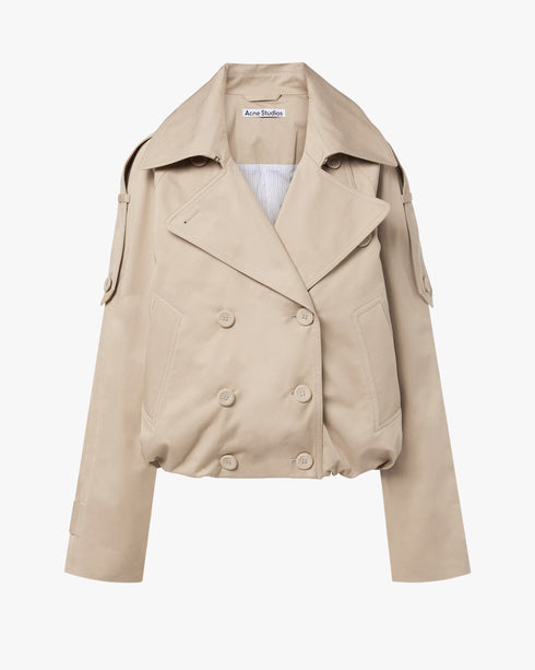 Twill Garbadine Trench Jacket