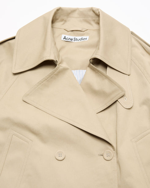 Twill Garbadine Trench Jacket