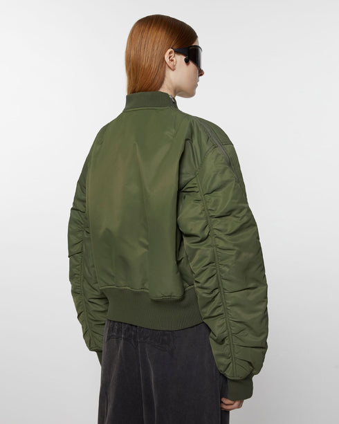 Nylon Bomber Jacket