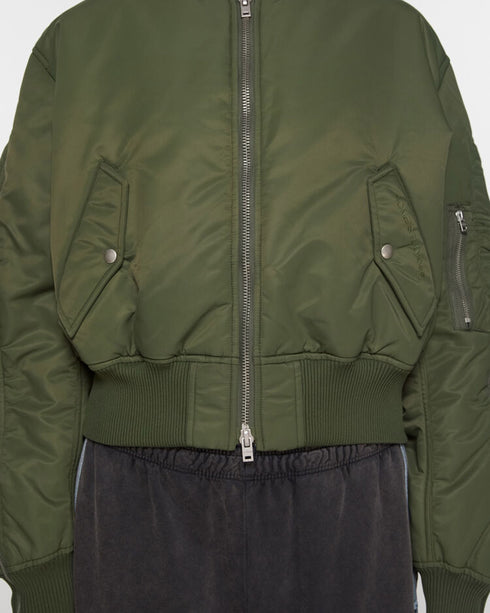 Nylon Bomber Jacket