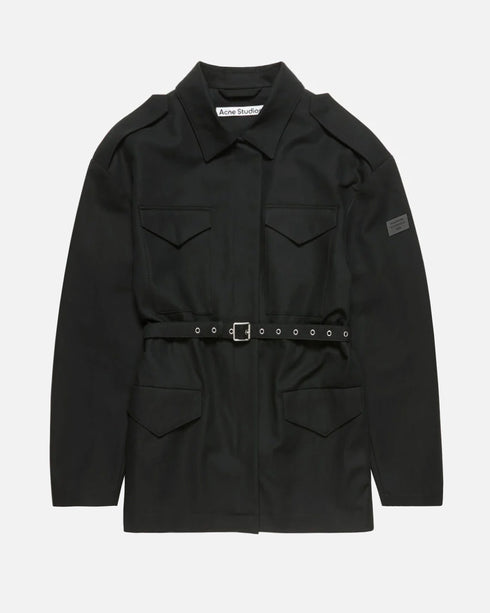 Belted Satin Jacket