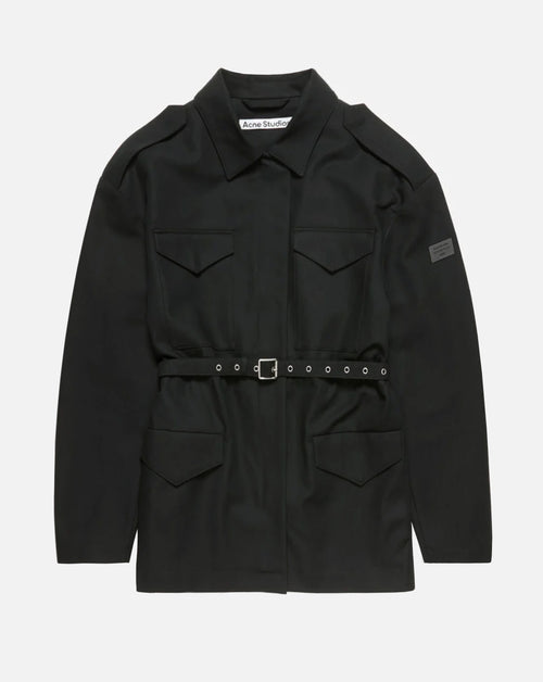 Belted Satin Jacket