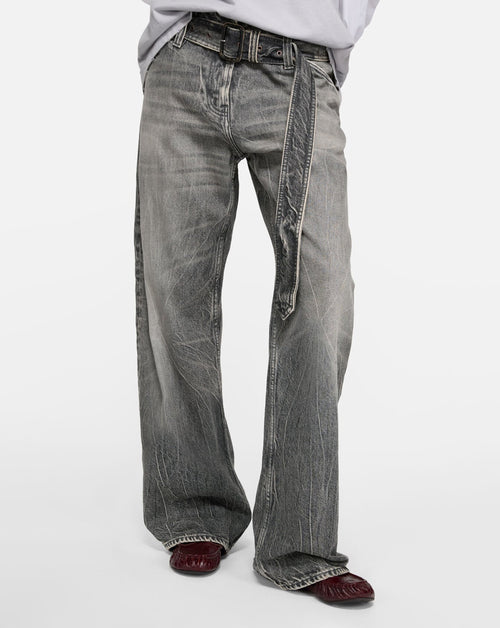 Belted Jeans