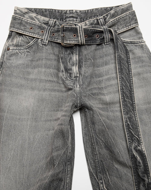 Belted Jeans