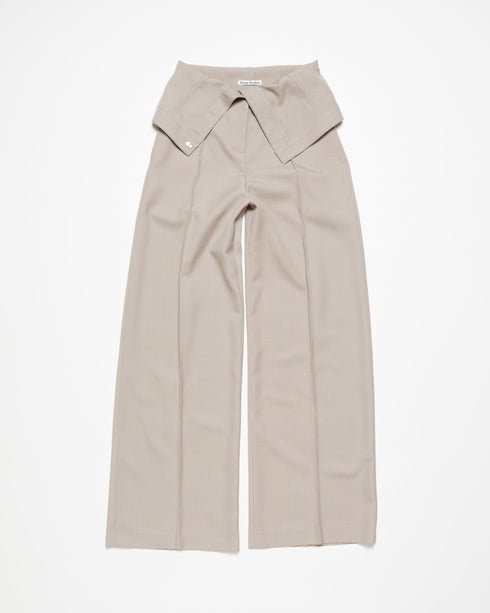 Foldover Suiting Trouser