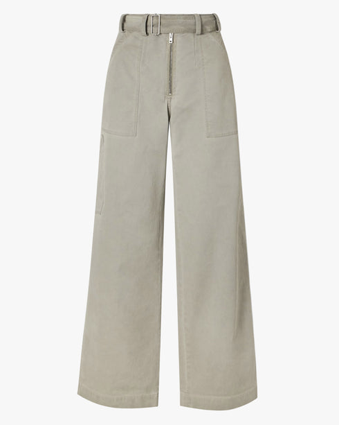 Twill Belted Trouser