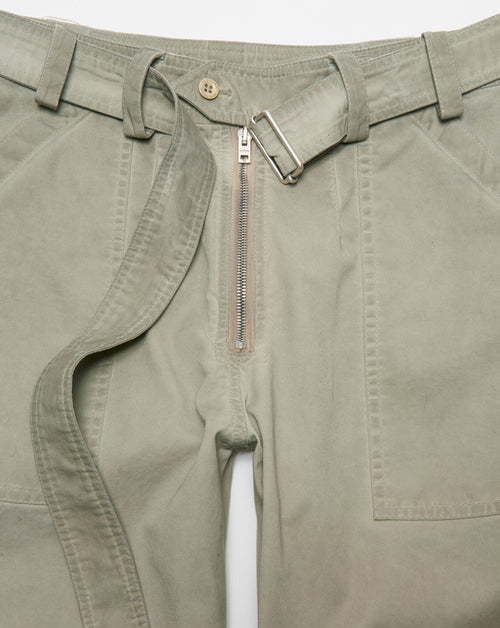 Twill Belted Trouser