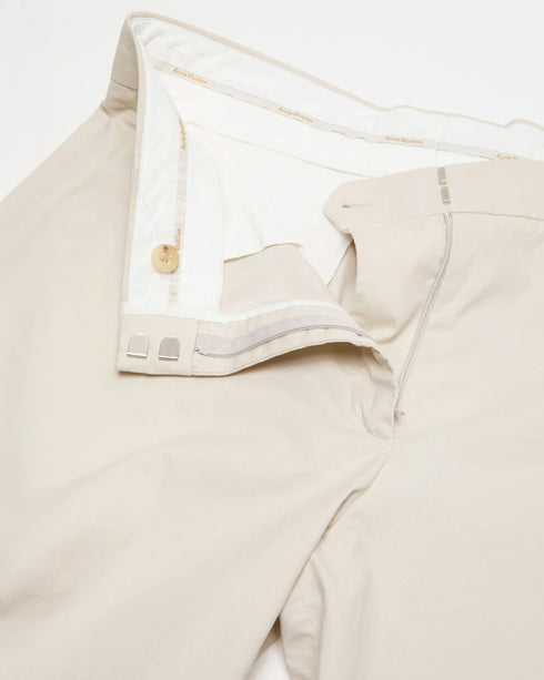 Curved Cotton Twill Pant