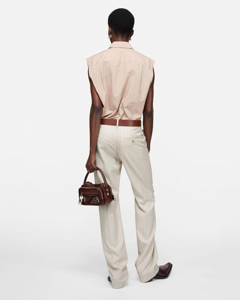 Wool Pinstripe Trouser