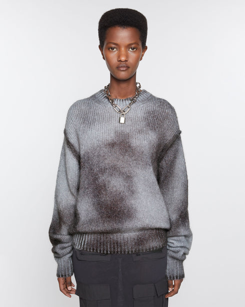 Sprayed Knit Sweater