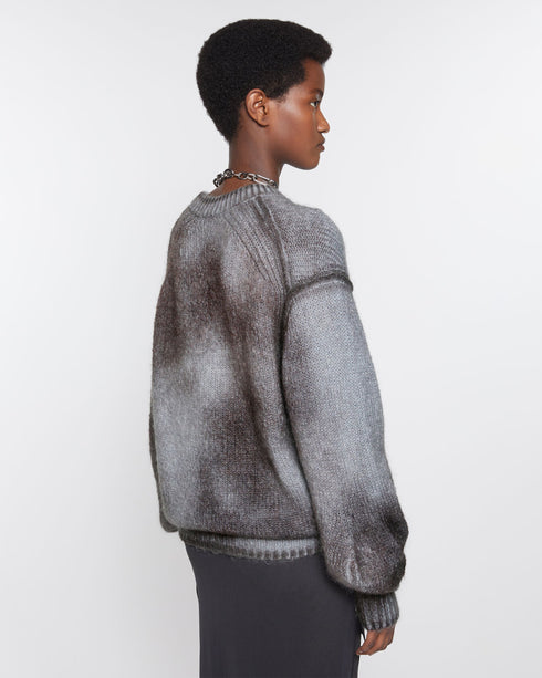 Sprayed Knit Sweater
