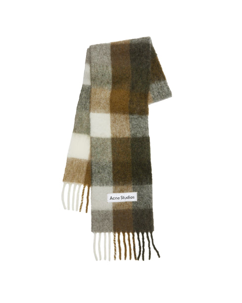 Checked Blanket Scarf