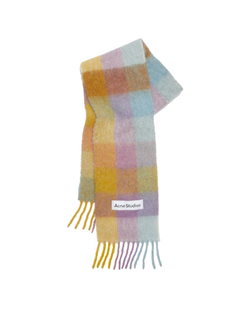 Checked Blanket Scarf