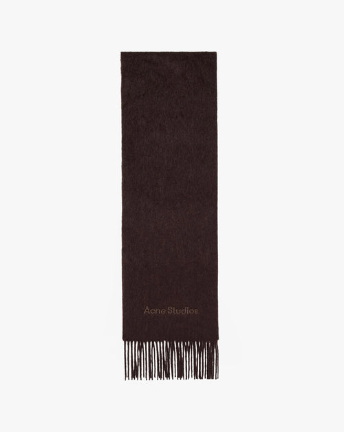 Wool Logo Scarf