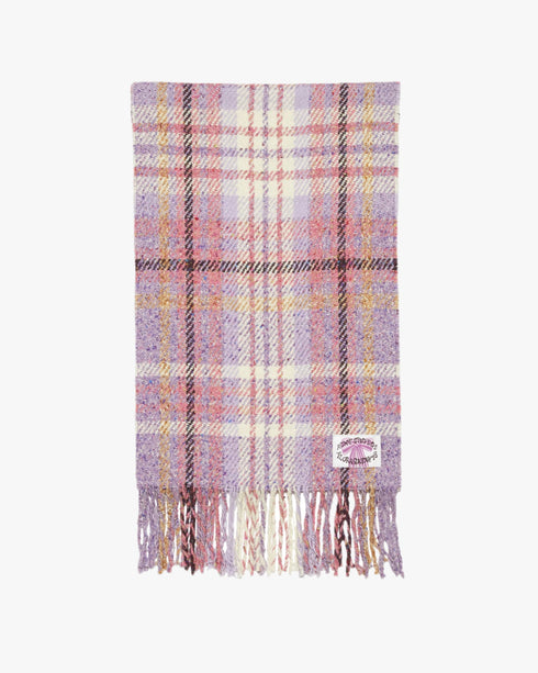 Plaid Fringe Scarf