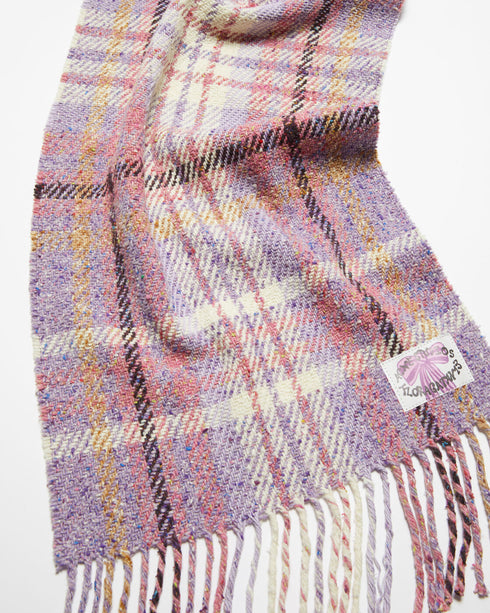 Plaid Fringe Scarf