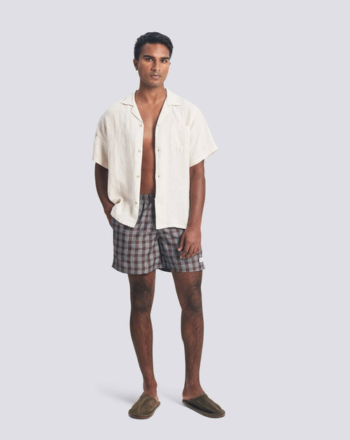 Amethyst Tartan Swim Short
