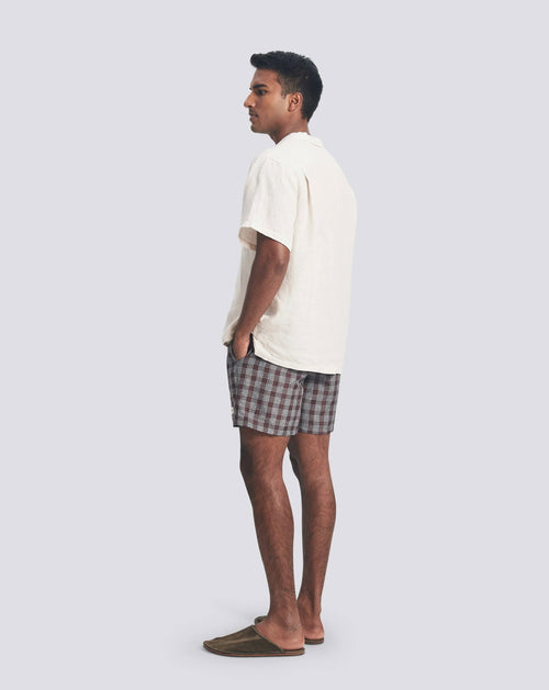 Amethyst Tartan Swim Short