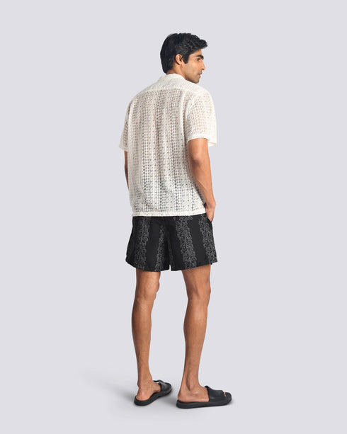 Black Fiesta Swim Short