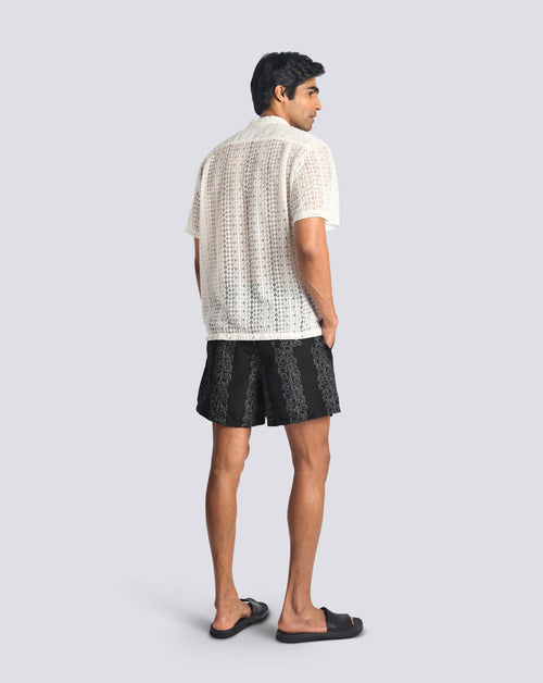 Black Fiesta Swim Short