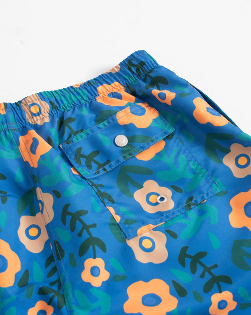 Cobalt Meadow Swim Short