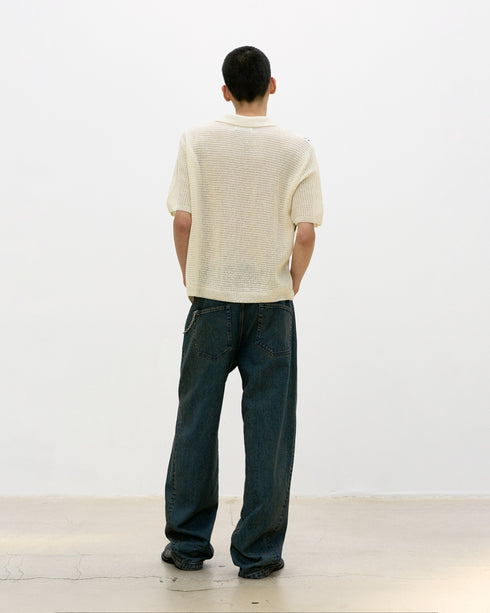 Back Side Blue Tinted Jeans