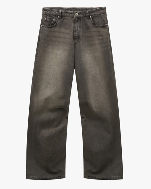 Back Side Washed Brown Jeans