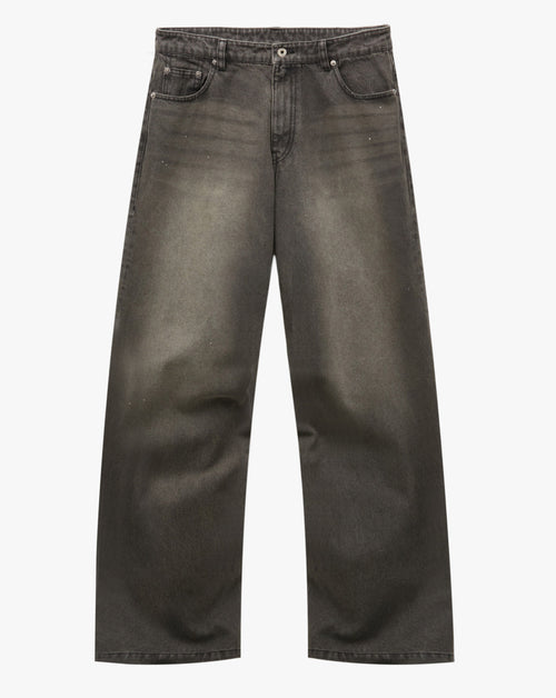 Back Side Washed Brown Jeans