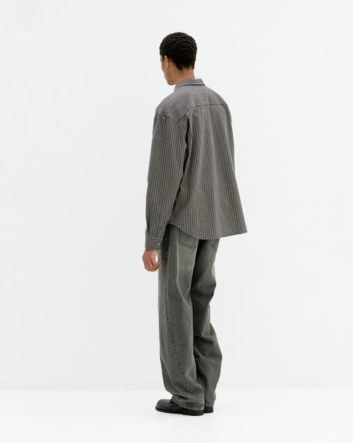 Back Side Washed Brown Jeans
