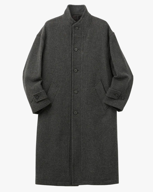 Cashmere Blend High Neck Coat