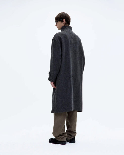 Cashmere Blend High Neck Coat