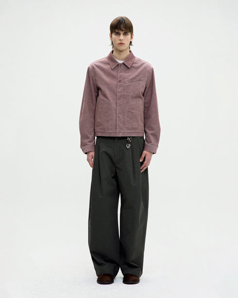 Cinched Side Heavy Chino Pants