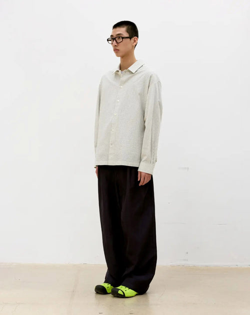 Classic Oversized Two Tuck Trousers