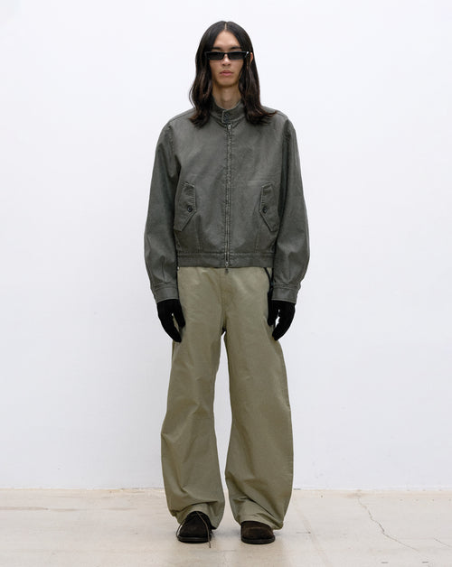 Deep Curved Washed Cotton Pant