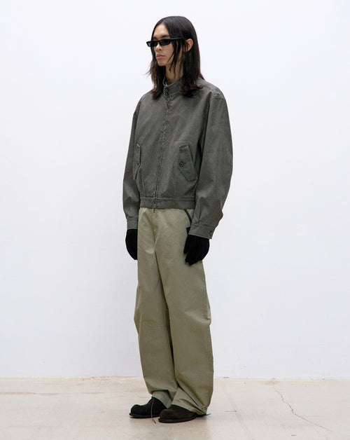 Deep Curved Washed Cotton Pant