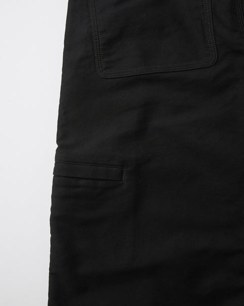 Deep Curved Jumbo Washed Pants