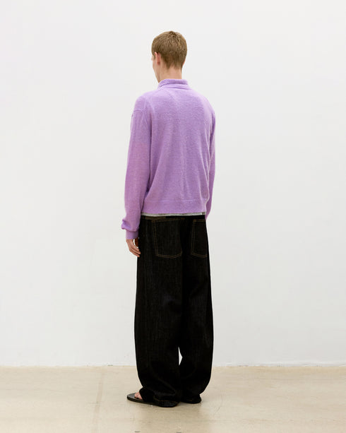 Indigo Blue Washed Baggy Fit Jeans