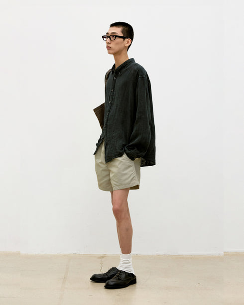 Linen Dyed Oversized Shirt