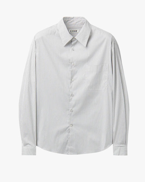 Multi Pinstripe Oversized Shirt