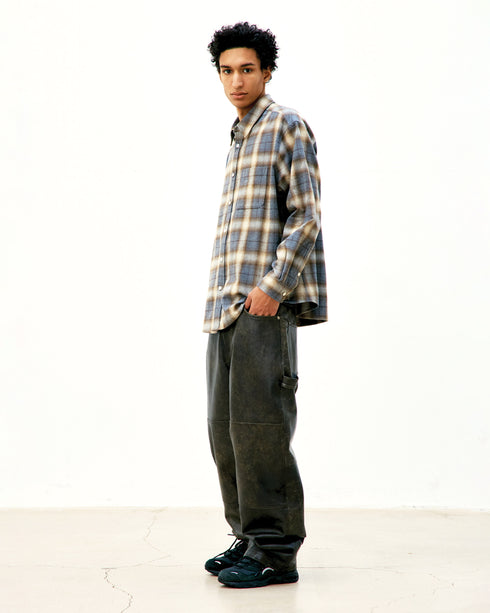 Ombre Flannel Checkered Shirt