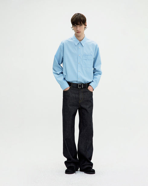 Pinstripe Pointed Shirt