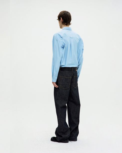 Pinstripe Pointed Shirt