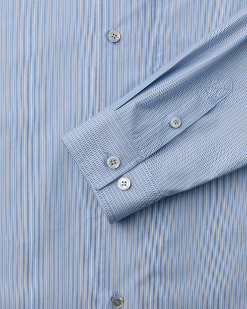 Pinstripe Pointed Shirt