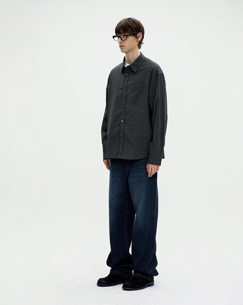 Seersucker Check Shirt